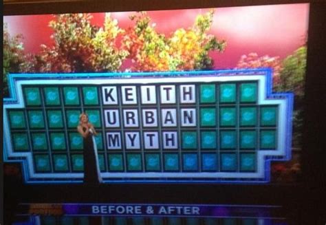 Before and After Puzzle on Wheel of Fortune 10/12 | Wheel of fortune ...