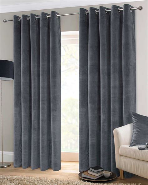 Dark grey nterlined curtains Curtain Designs For Bedroom, Dark Grey, Blue Grey, Grey Curtains ...