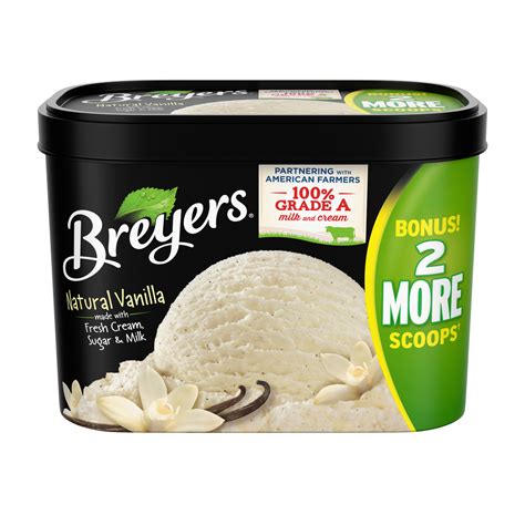 Breyers Original Ice Cream Natural Vanilla 56 oz - Walmart.com