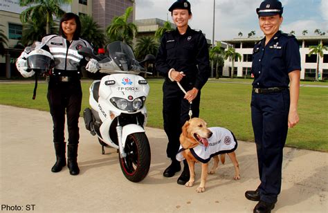 Female police officers hold their own in the front line, Singapore News ...