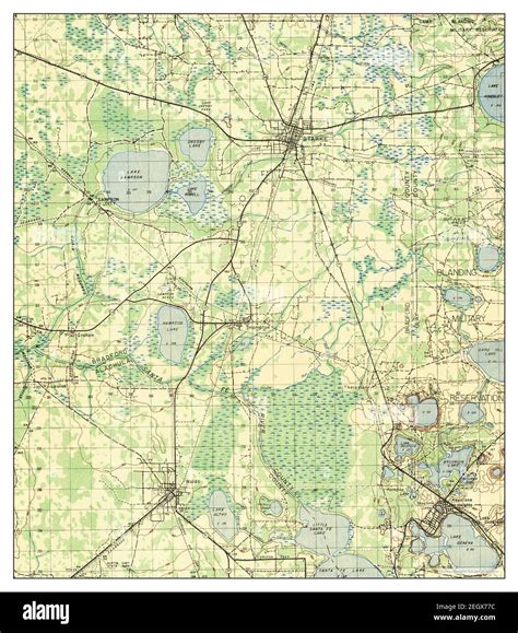 Starke, Florida, map 1948, 1:50000, United States of America by ...