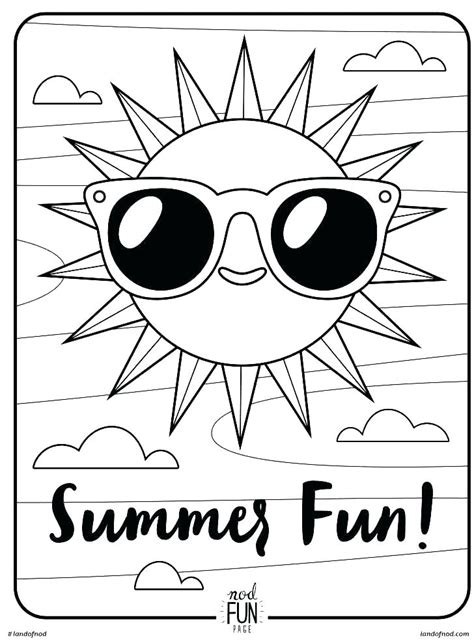 Free Summer Coloring Pages For Preschoolers at GetColorings.com | Free printable colorings pages ...