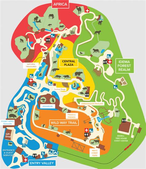 John Ball Zoo Map and Brochure (2022 - 2023) | ThemeParkBrochures.net