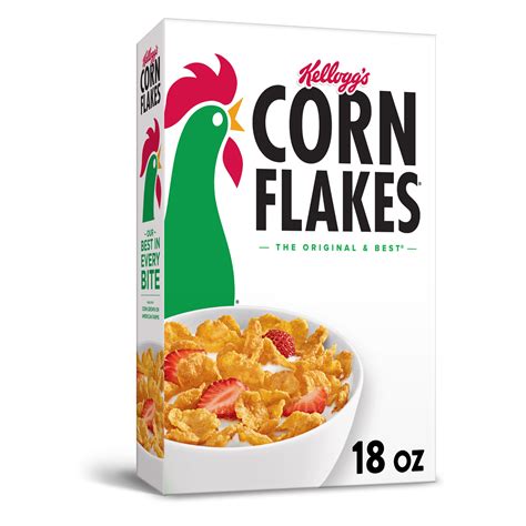 Kellogg's Corn Flakes, Breakfast Cereal, Original, 18 Oz - Walmart.com - Walmart.com