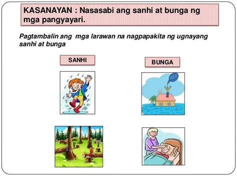 Mga Halimbawa Ng Sanhi At Bunga - MosOp