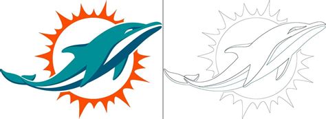 Miami Dolphins Coloring Pages - Ryan Fritz's Coloring Pages