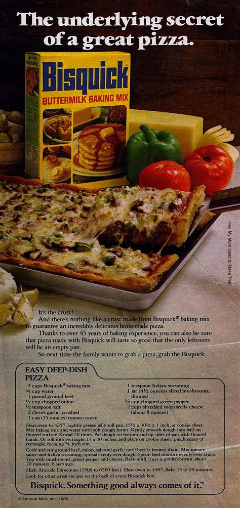 Bisquick Baking Mix Pizza Crust Recipe