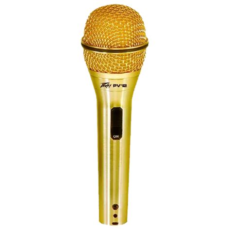 Gold Microphone Png 594 Download