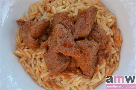 Greek Beef in Sauce Beef Kokkinisto | amotherworld