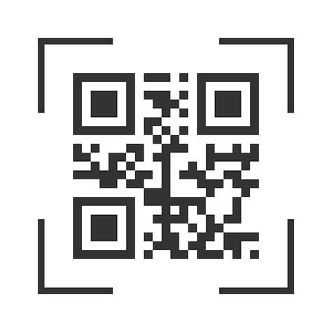 Premium Vector | Vector qr code sample for smartphone scanning isolated on white background