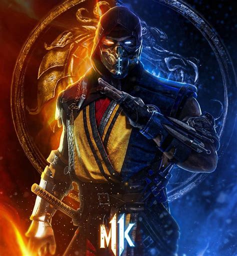 Download Mortal Kombat Scorpion Vs Sub Zero Fan Art Wallpaper | Wallpapers.com