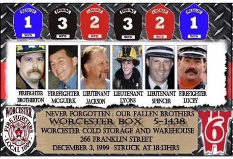 Remembering the Worcester 6 - Saddle River Fire Department