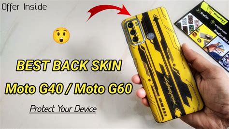 Best Back Skin Ft. Moto G40 Fusion / Moto G60 |🔥| Best skin for moto g40 fusion / moto g60 - YouTube