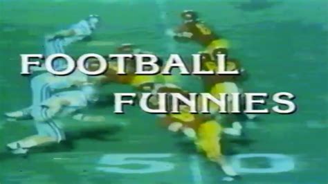 FOOTBALL FUNNIES (1987) — GoodTimes Home Video [VHS Rip / Digitization] Sports Bloopers NFL ...