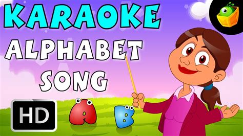 The Alphabet Song - Karaoke Version With Lyrics - Cartoon/Animated English Nursery Rhymes For ...