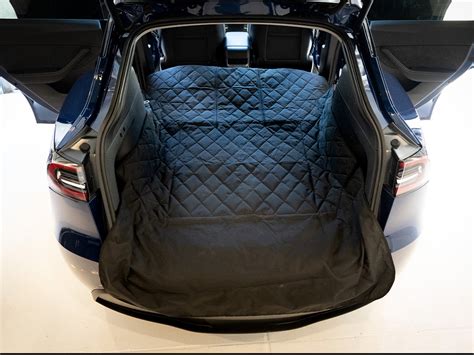 Tesla Model Y Pet Cover Rear Cargo Liner (Full Seatback Coverage) | TESLARATI Marketplace ...