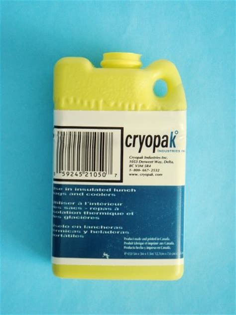 Cryopak Ice Pack for Lunch Cooler Box reusable