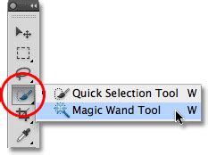 The Magic Wand Tool - Photoshop Selections