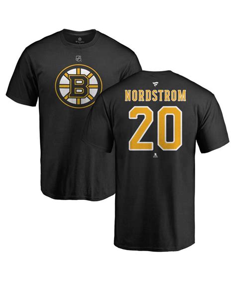 Men's Boston Bruins 20 Ash Backer T-Shirt - Joakim Nordstrom