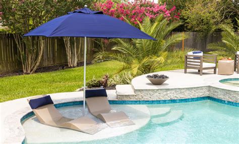 Affordable In-Pool Umbrella - Aqua Outdoors