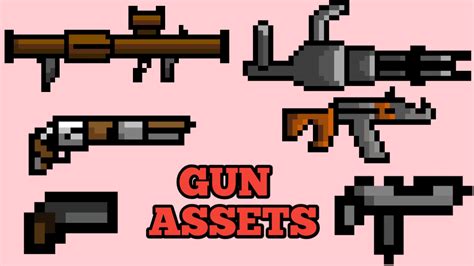 Pixel art Gun Pack by Destus Gamez