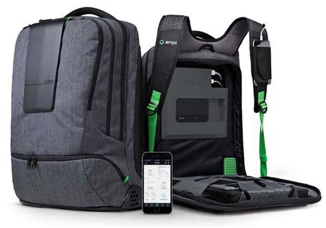 AMPL SmartBag App-Enabled Smart Laptop Backpack with Built-in Battery | Gadgetsin