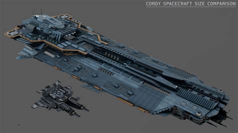 Sci-Fi Mothership Space Carrier 3D Model $199 - .c4d .unknown .stl .obj ...