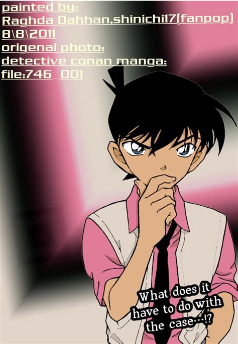 shinichi painted by shinichi17 - Detective Conan Photo (24534195) - Fanpop