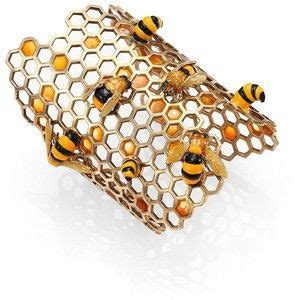 honeycomb jewelry - Google Search (With images) | Honeycomb jewelry, Open cuff bracelet, Bee ...
