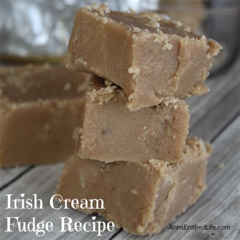 Irish Cream Fudge Recipe