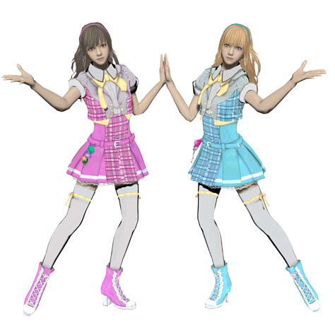 Dance Evolution Hikari and Akari by LudoMako on DeviantArt