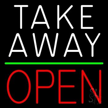 Take Away Open Neon Sign | Bar Neon Signs | Neon Light