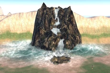 Second Life Marketplace - Anshe Chung Dark waterfall 1, 1.0 scripted