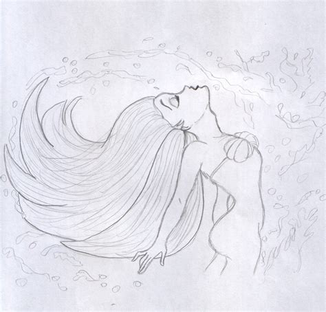 My drawing of Ariel - Disney Princess Fan Art (24893561) - Fanpop