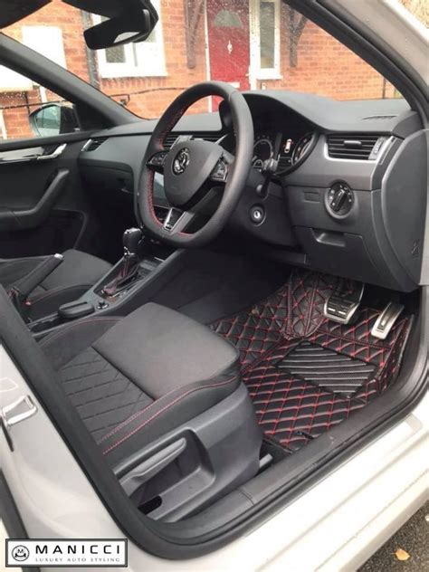 Manicci Luxury Leather Custom Fitted Car Mats Black Car Mats - Etsy