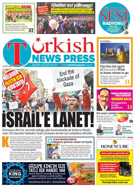 Turkish News Press 22 May 2018 Volume 5 by Turkish News Press - Issuu