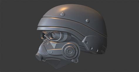 Killzone 3 Helghast Helmet 3D model 3D printable | CGTrader