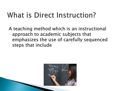 PPT - Direct Instruction PowerPoint Presentation, free download - ID ...