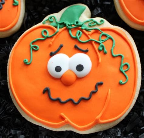 Decorated Pumpkin Cookies Halloween pumpkins Halloween