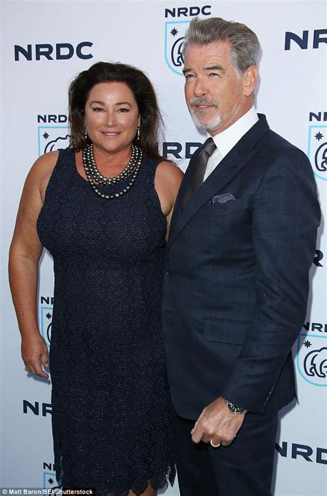 Pierce Brosnan and Keely Shaye Smith cuddle up at LA event - WSTale.com