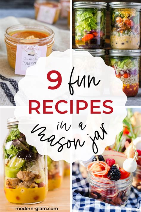 You Will Love These 9 Mason Jar Recipes - Modern Glam