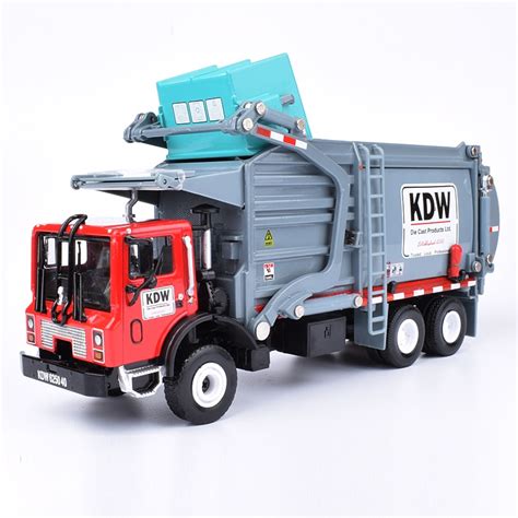 Diecast Garbage Truck 1:24 Waste Material - Free Shipping - Hobbyshmoby.com