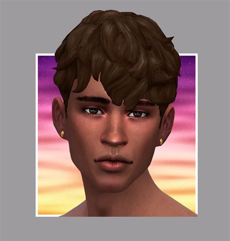 Wistful Castle | Sims 4 curly hair, Sims 4 hair male, Sims hair