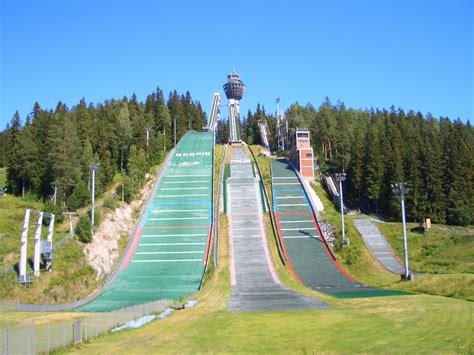 Ski jumping hills at Puijo, in the city of Kuopio, Finland | Finlândia