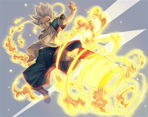 Flame, eleven, Anime, Boy, illustration, Child, Inazuma Eleven, White Hair, inazuma, 720P HD ...