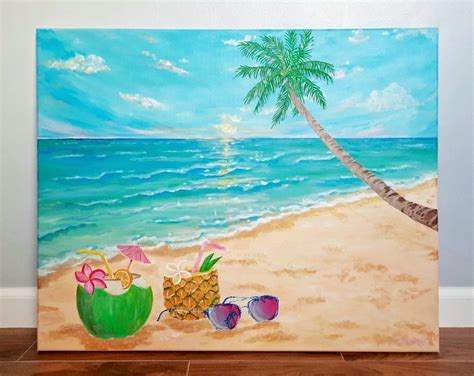 Beach Painting on Carousell