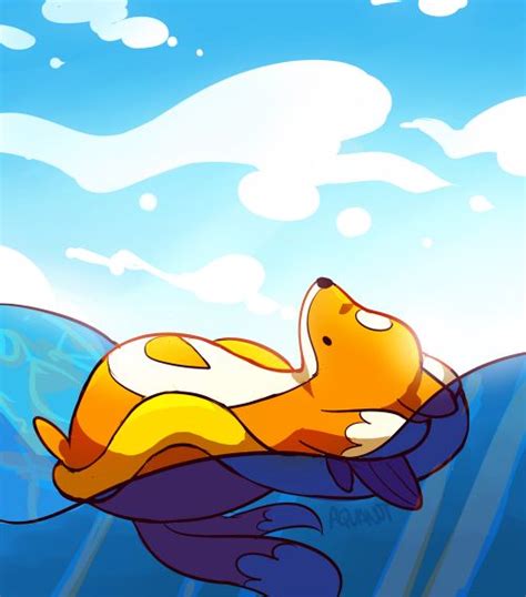 aquanutart: relaxed floatzel | The Original Pokemon Community! | Pokemon, Pokemon art, Pokemon ...