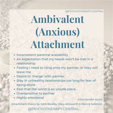 Ambivalent (Anxious) Attachment