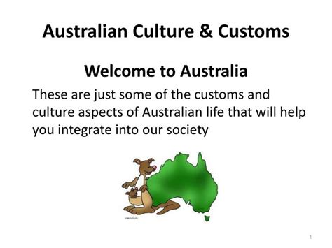 PPT - Australian Culture & Customs PowerPoint Presentation, free download - ID:2063376