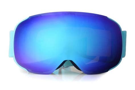 Retro Mirrored Ski Goggles , Heart Shaped Ski Goggles Easy Cleaning Direct Frame Ventilation